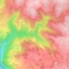 Mappa topografica Corbières Bas, altitudine, rilievo