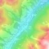 Mappa topografica Soucheres Hautes, altitudine, rilievo
