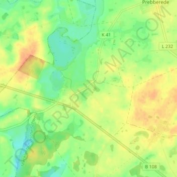 Mappa topografica Neu Heinde, altitudine, rilievo