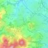 Mappa topografica La Rivoire, altitudine, rilievo