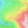 Mappa topografica Source de Magnéras, altitudine, rilievo