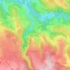 Mappa topografica Cellier, altitudine, rilievo
