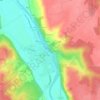Mappa topografica Le Trait, altitudine, rilievo
