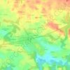 Mappa topografica Quénécal, altitudine, rilievo