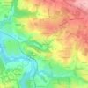 Mappa topografica Les Rivailles, altitudine, rilievo