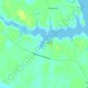 Mappa topografica Miller Cove, altitudine, rilievo