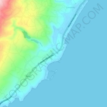Mappa topografica Tırtar, altitudine, rilievo
