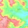 Mappa topografica Woodbridge, altitudine, rilievo