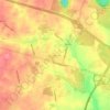 Mappa topografica Centerville, altitudine, rilievo