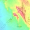 Mappa topografica Plana del Rallón, altitudine, rilievo