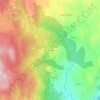 Mappa topografica Corvelle, altitudine, rilievo