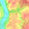 Mappa topografica Rochetalière, altitudine, rilievo