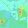 Mappa topografica Comunidade Santa Luzia, altitudine, rilievo