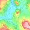 Mappa topografica Bouzols, altitudine, rilievo