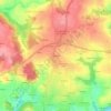 Mappa topografica Kermestre, altitudine, rilievo