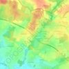 Mappa topografica La Coullardais, altitudine, rilievo