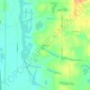 Mappa topografica Saint John, altitudine, rilievo