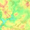 Mappa topografica Le Palastre, altitudine, rilievo