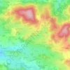 Mappa topografica Le Grand Couret, altitudine, rilievo