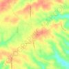 Mappa topografica Versailles, altitudine, rilievo