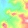 Mappa topografica El Guanaco, altitudine, rilievo