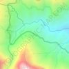 Mappa topografica La Perdida, altitudine, rilievo