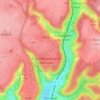 Mappa topografica Le Mesnil-Grémichon, altitudine, rilievo