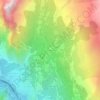 Mappa topografica Le Mollard, altitudine, rilievo