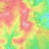 Mappa topografica Krummenacker, altitudine, rilievo