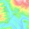 Mappa topografica Spring Valley, altitudine, rilievo