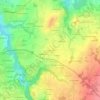 Mappa topografica La Croix Janet, altitudine, rilievo