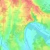 Mappa topografica Sainte-Barbe, altitudine, rilievo