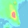 Mappa topografica Schoodic Head, altitudine, rilievo