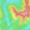 Mappa topografica Polverara, altitudine, rilievo