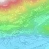 Mappa topografica Serone, altitudine, rilievo