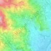 Mappa topografica Lovara, altitudine, rilievo