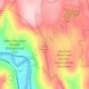 Mappa topografica Tekoa Mountain, altitudine, rilievo