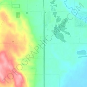 Mappa topografica Brutus, altitudine, rilievo