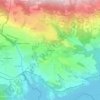 Mappa topografica Pra Périer, altitudine, rilievo