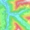 Mappa topografica St. Jodok am Brenner, altitudine, rilievo