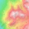 Mappa topografica Grand Colon, altitudine, rilievo