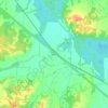 Mappa topografica Pinson, altitudine, rilievo