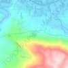 Mappa topografica Malasag Hill, altitudine, rilievo