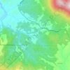 Mappa topografica Green Cove, altitudine, rilievo
