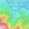 Mappa topografica 新屋家村, altitudine, rilievo