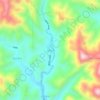 Mappa topografica 庙坝村, altitudine, rilievo
