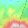 Mappa topografica Lama da Sebilla, altitudine, rilievo