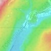 Mappa topografica Swift River, altitudine, rilievo