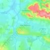 Mappa topografica West Chinnock, altitudine, rilievo