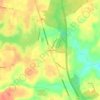 Mappa topografica Golansville, altitudine, rilievo